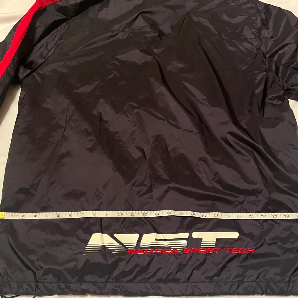 Nautica Black and Red Windbreaker - Picture 7 of 9